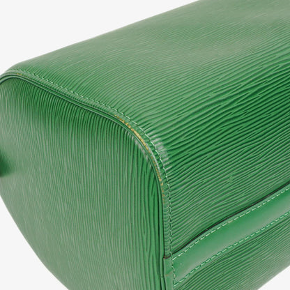 Louis Vuitton Speedy 25 Handtasche aus grünem Epi-Leder