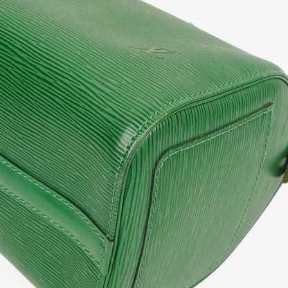 Louis Vuitton Speedy 25 Handtasche aus grünem Epi-Leder