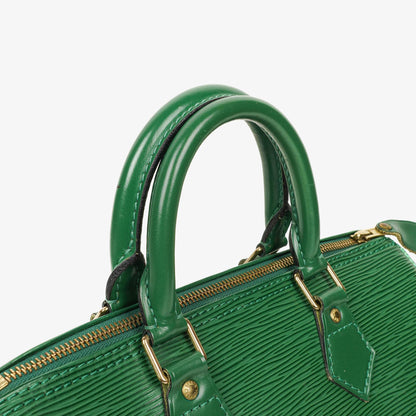 Louis Vuitton Speedy 25 Handtasche aus grünem Epi-Leder
