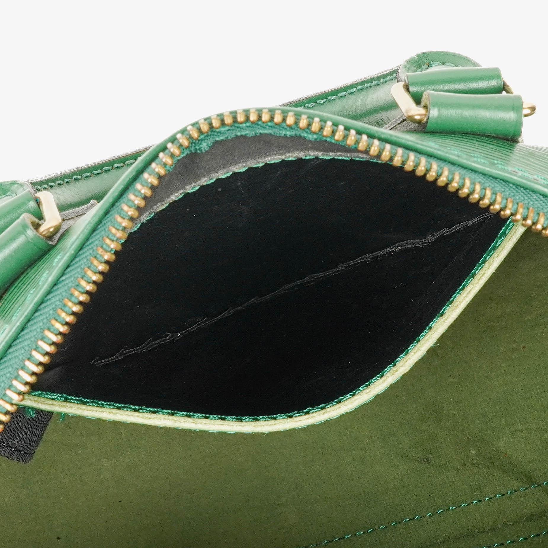 Louis Vuitton Speedy 25 Handtasche aus grünem Epi-Leder