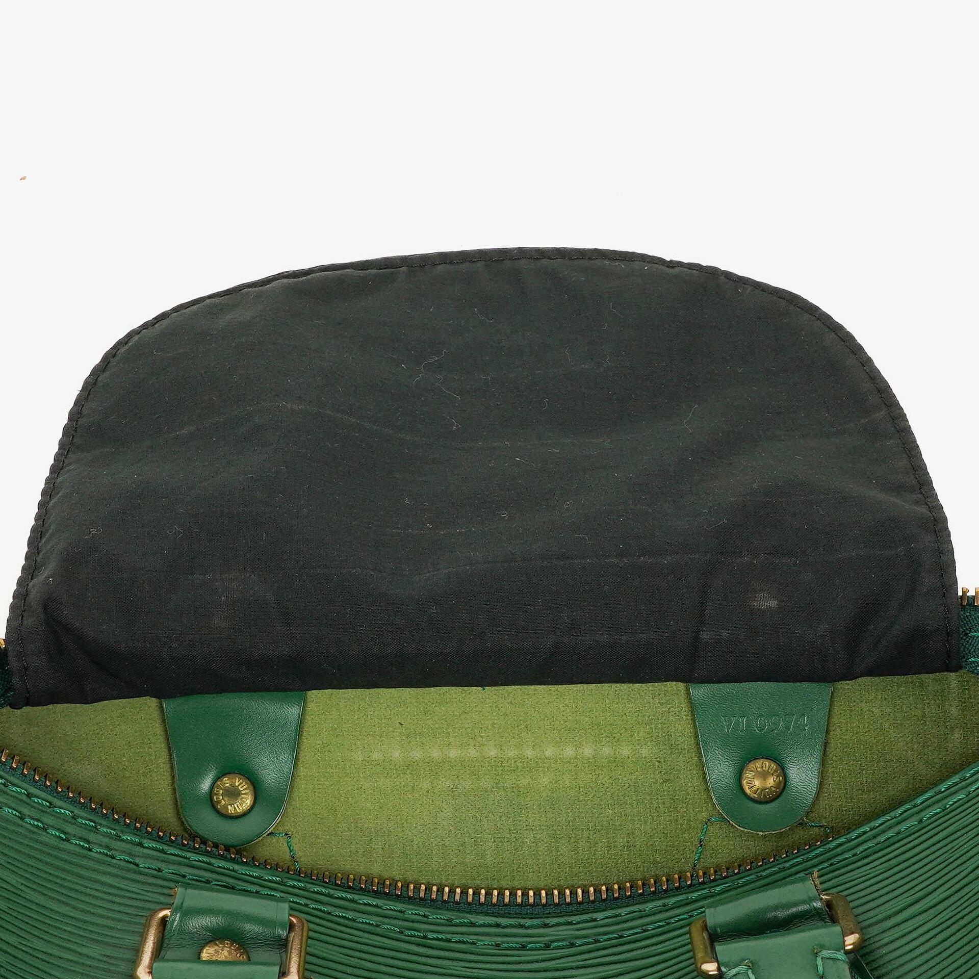 Louis Vuitton Speedy 25 Handtasche aus grünem Epi-Leder