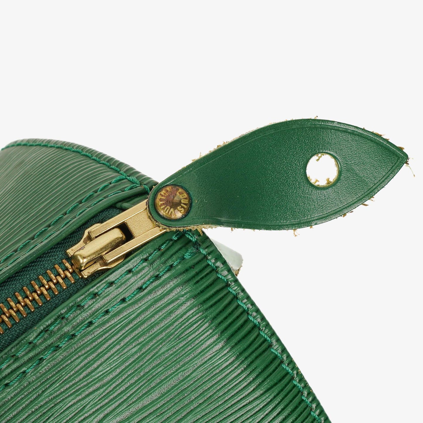 Louis Vuitton Speedy 25 Handtasche aus grünem Epi-Leder