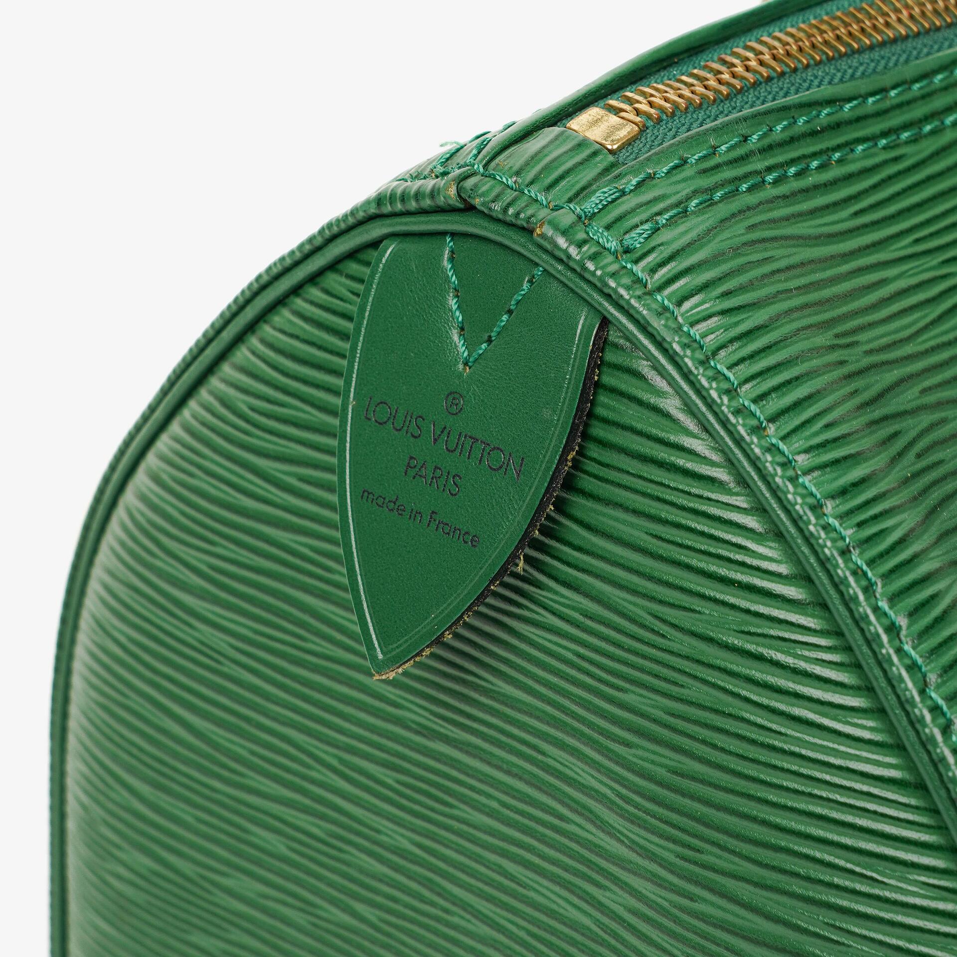 Louis Vuitton Speedy 25 Handtasche aus grünem Epi-Leder