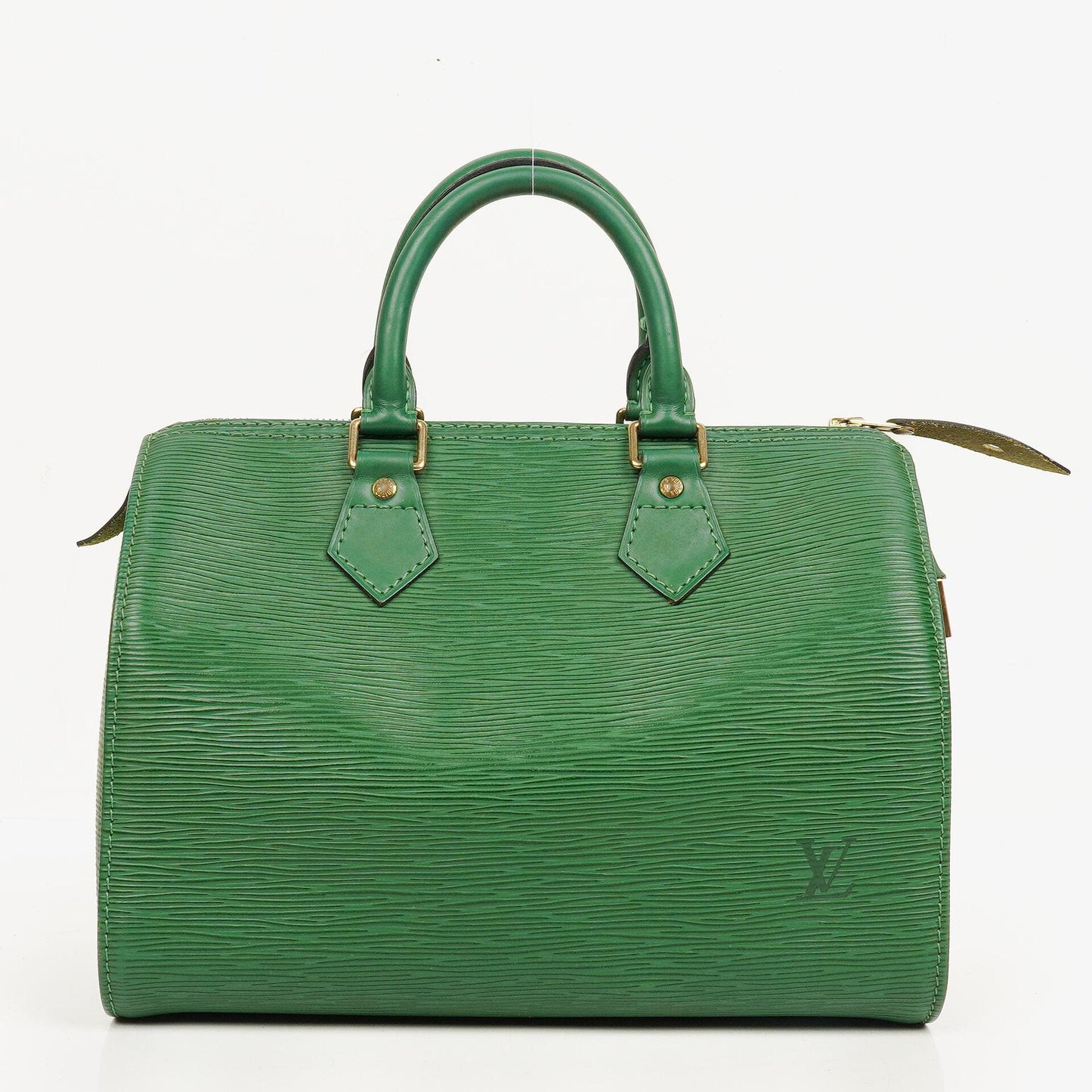 Louis Vuitton Speedy 25 Handtasche aus grünem Epi Leder