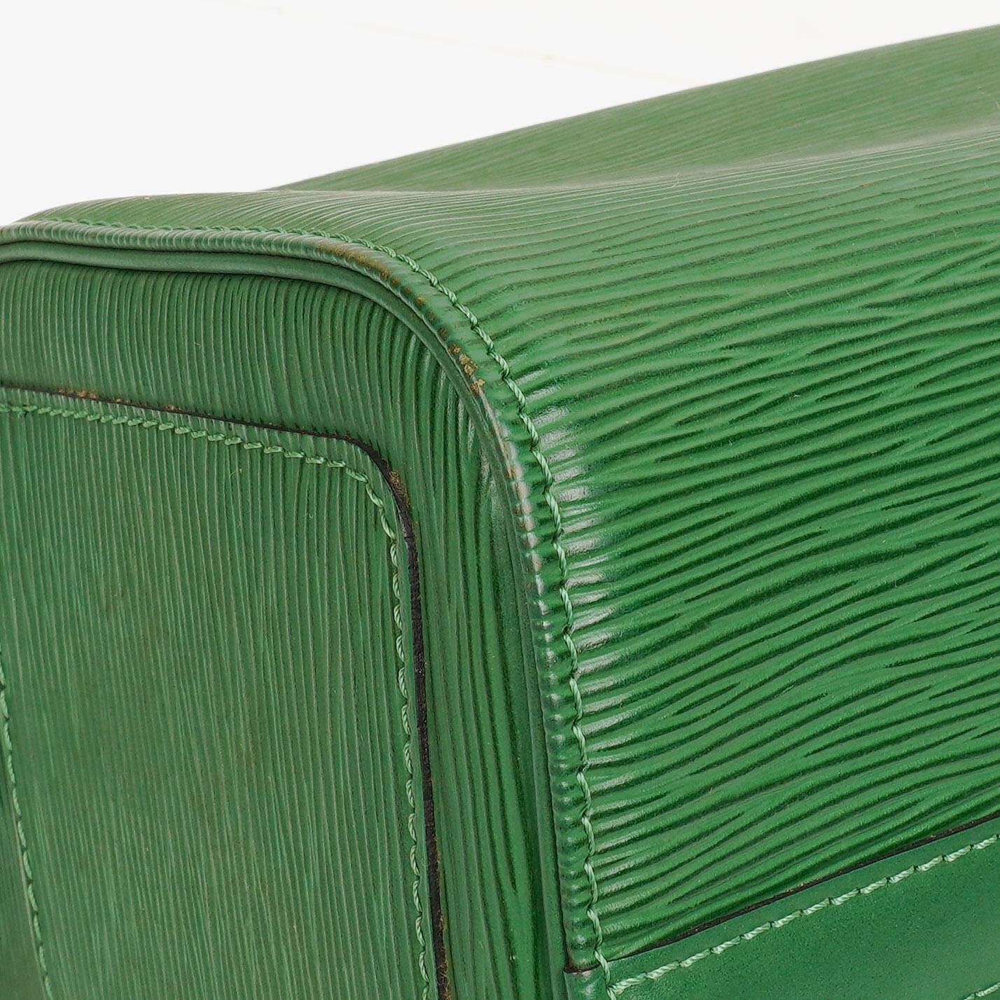 Louis Vuitton Speedy 25 Handtasche aus grünem Epi Leder