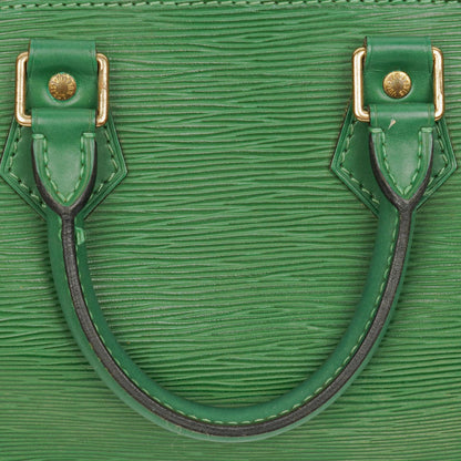 Louis Vuitton Speedy 25 Handtasche aus grünem Epi Leder