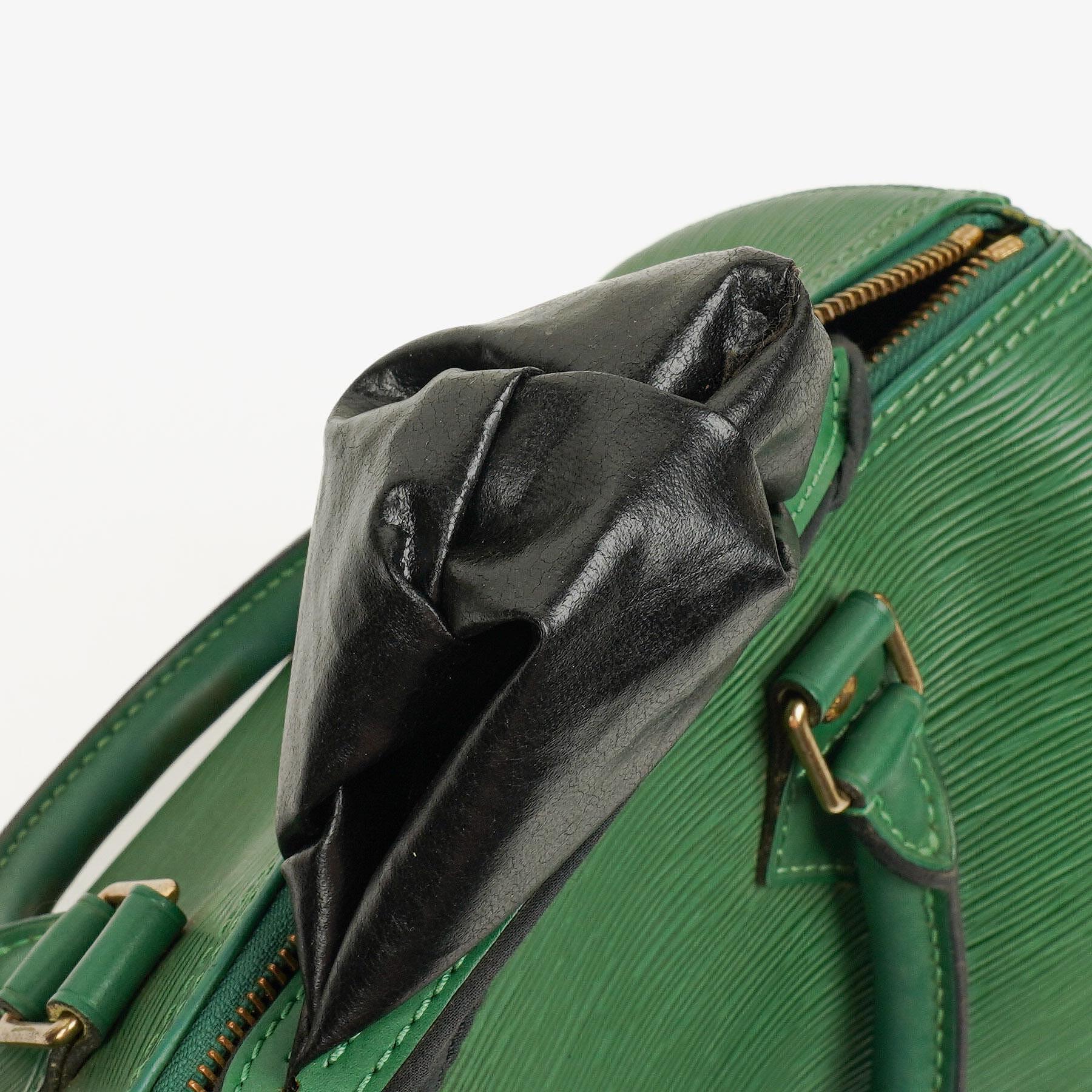 Louis Vuitton Speedy 25 Handtasche aus grünem Epi Leder
