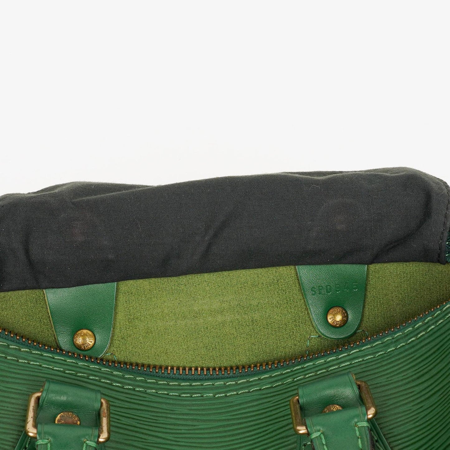 Louis Vuitton Speedy 25 Handtasche aus grünem Epi Leder