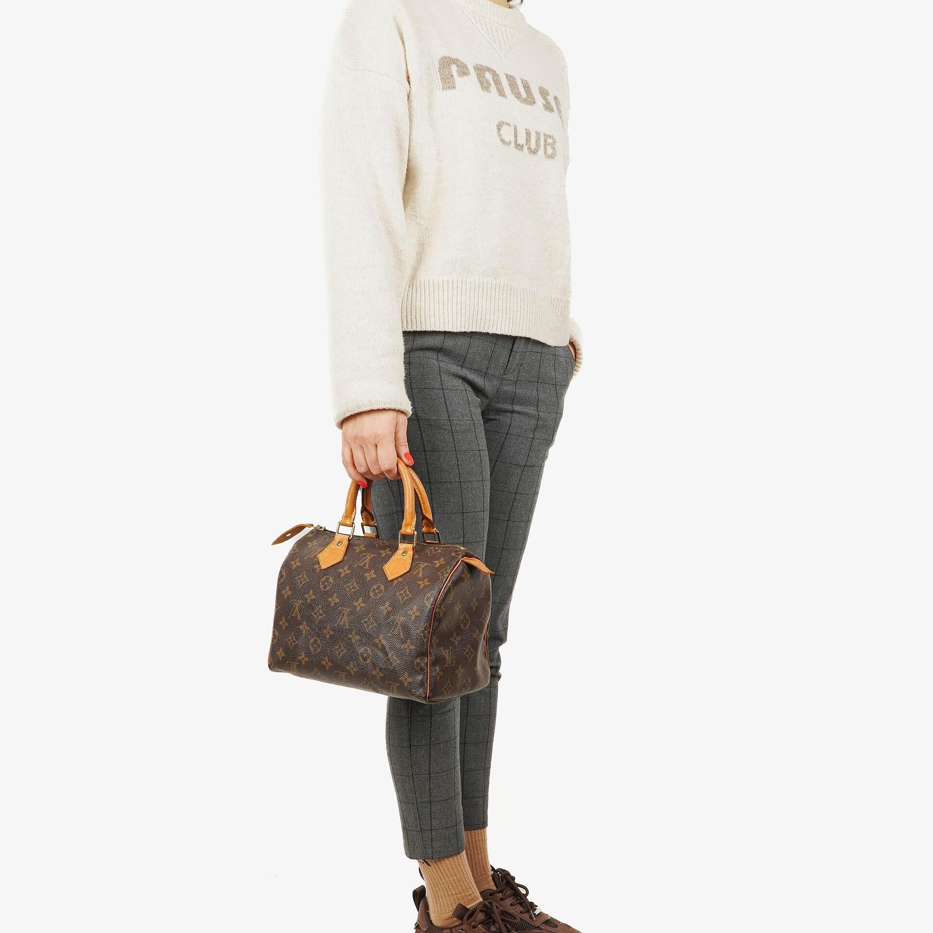 Louis Vuitton Speedy 25 Tasche aus Monogram Canvas