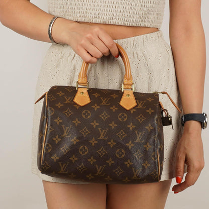 Louis Vuitton Speedy 25 Monogram Canvas Handtasche Sehr gut