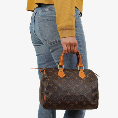 Louis Vuitton Speedy 25 Handtasche aus Monogram Canvas