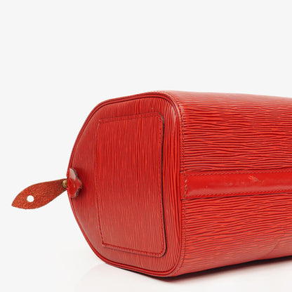 Louis Vuitton Speedy 25 Handtasche aus rotem Epi-Leder