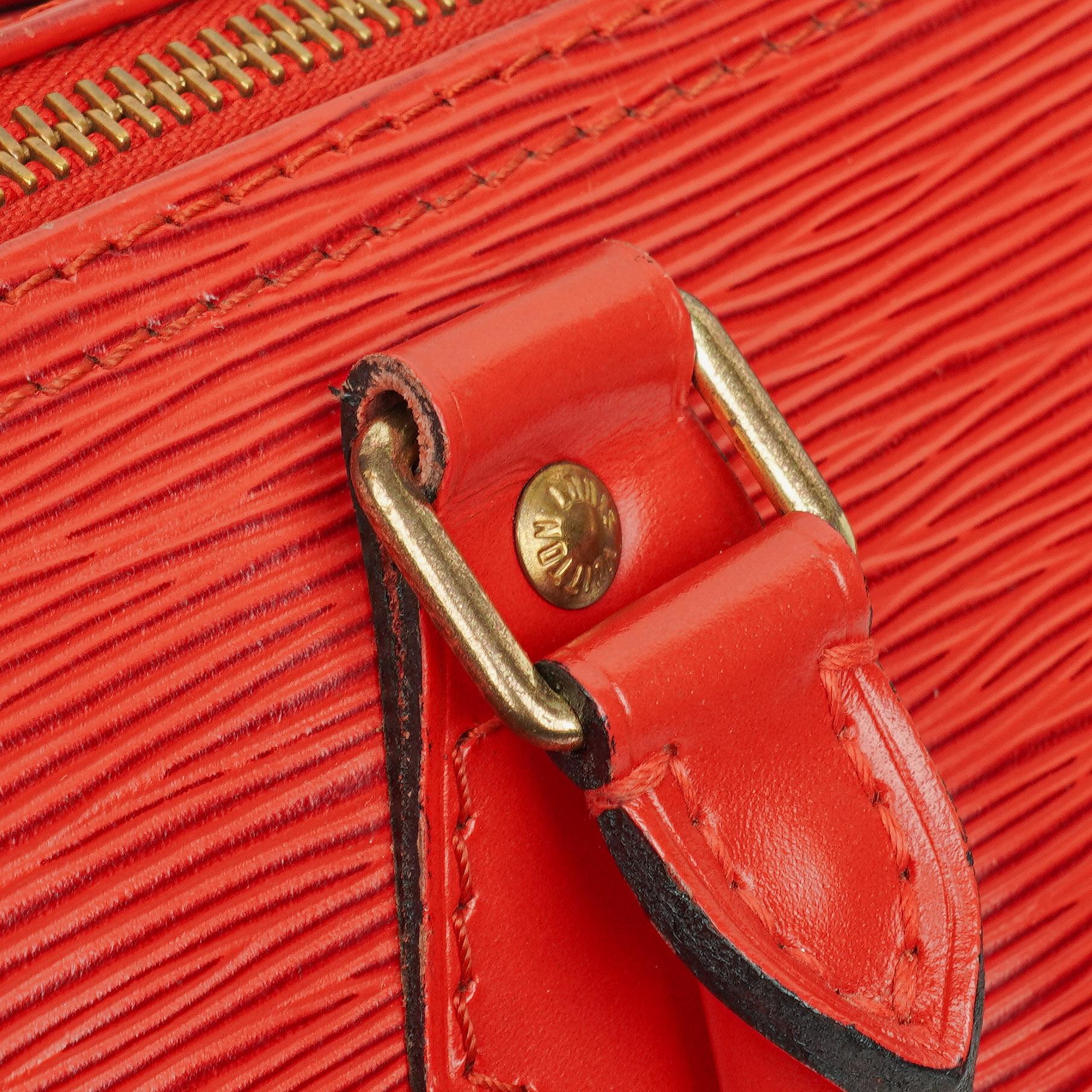 Louis Vuitton Speedy 25 Handtasche aus rotem Epi-Leder