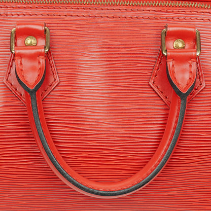 Louis Vuitton Speedy 25 Handtasche aus rotem Epi-Leder