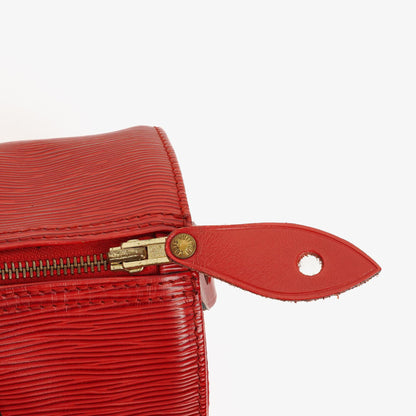 Louis Vuitton Speedy 25 Handtasche aus rotem Epi-Leder
