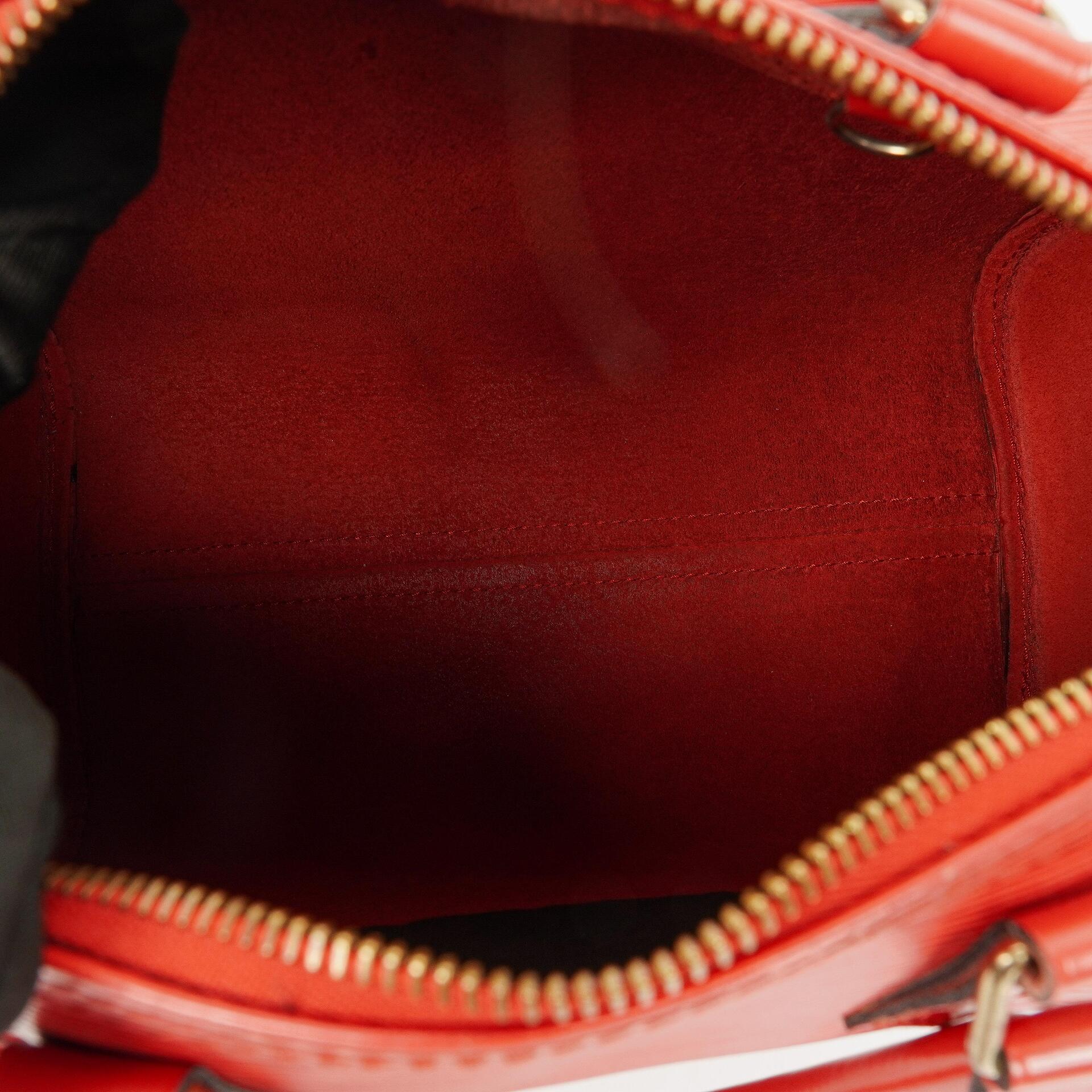 Louis Vuitton Speedy 25 Handtasche aus rotem Epi-Leder