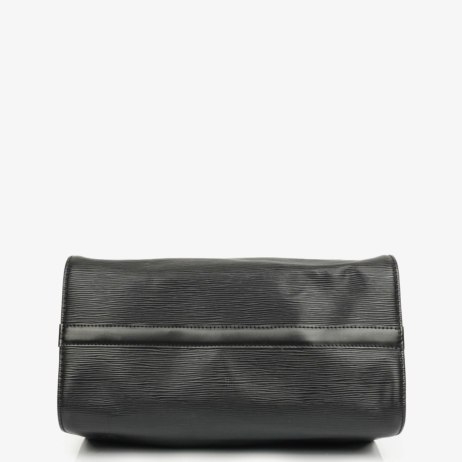 Louis Vuitton Speedy 30 Tasche aus schwarzem Epi-Leder