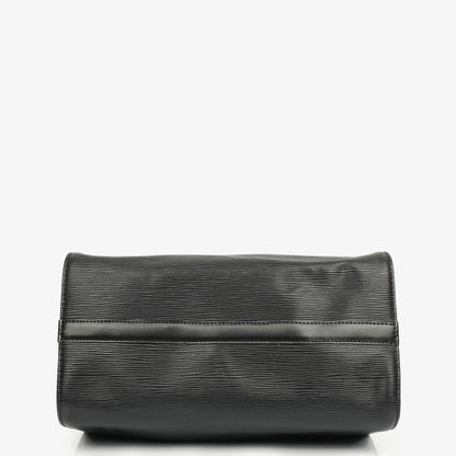Louis Vuitton Speedy 30 Tasche aus schwarzem Epi-Leder