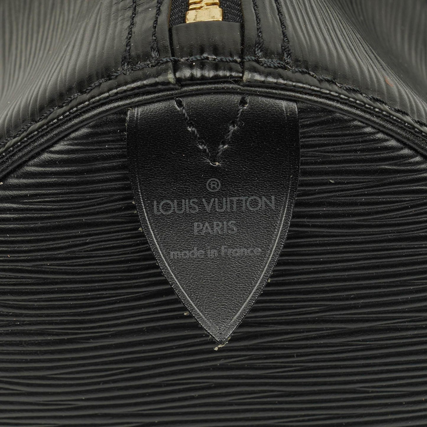 Louis Vuitton Speedy 30 Tasche aus schwarzem Epi-Leder