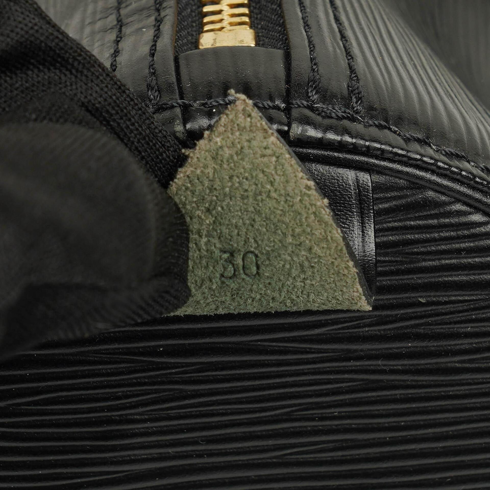 Louis Vuitton Speedy 30 Tasche aus schwarzem Epi-Leder