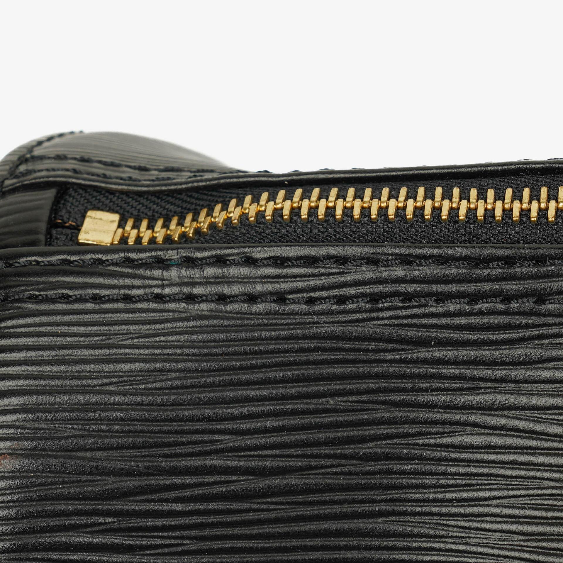Louis Vuitton Speedy 30 Tasche aus schwarzem Epi-Leder