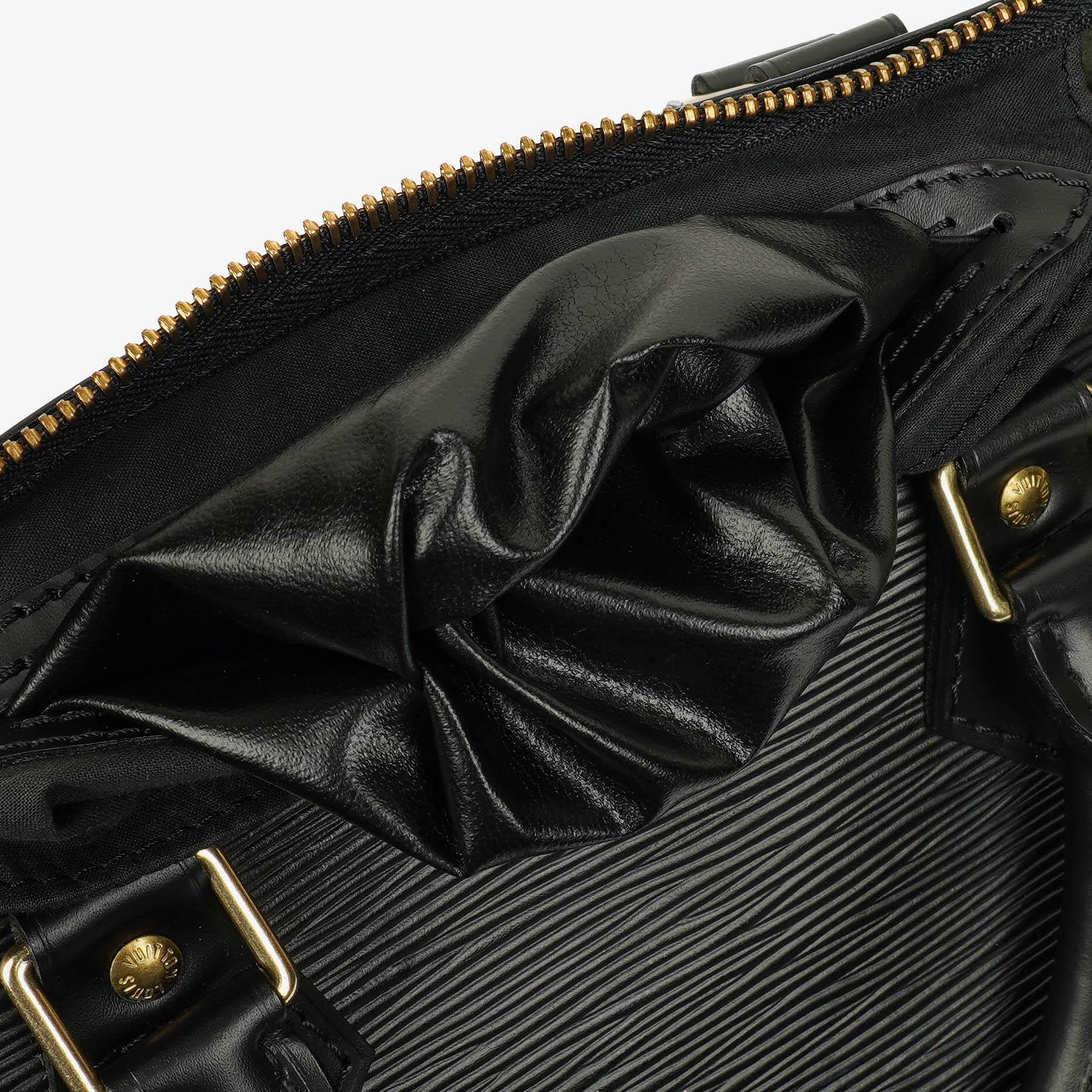 Louis Vuitton Speedy 30 Tasche aus schwarzem Epi-Leder