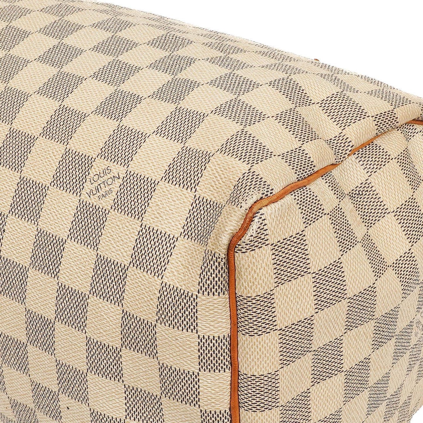 Louis Vuitton Speedy 30 Handtasche aus Damier Azur Canvas