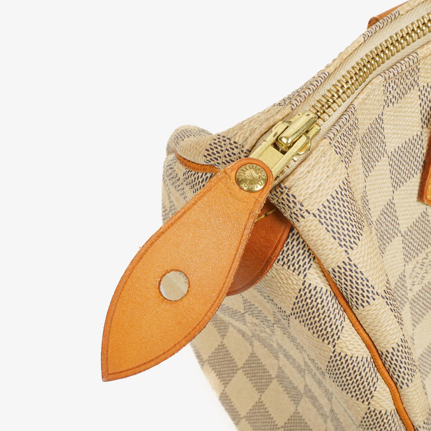 Louis Vuitton Speedy 30 Handtasche aus Damier Azur Canvas