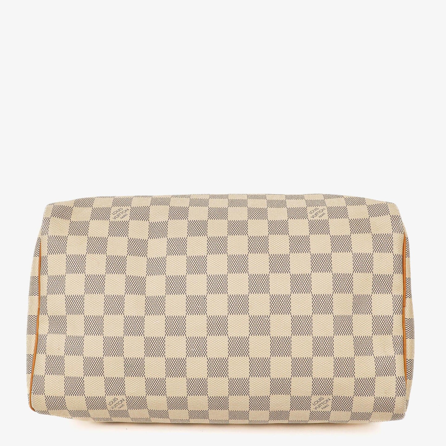Louis Vuitton Speedy 30 Handtasche aus Damier Azur beschichtetem Canvas
