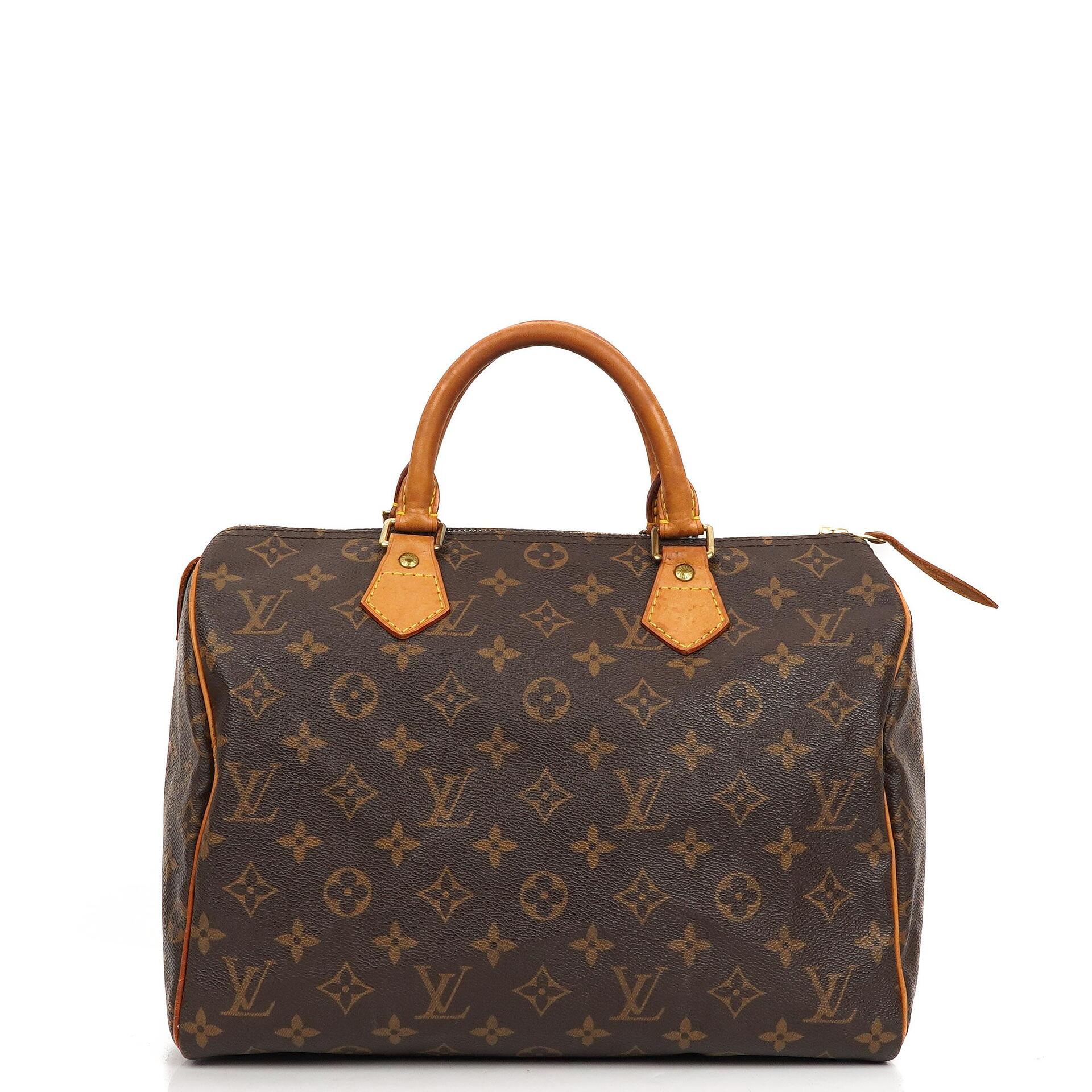 Louis Vuitton Speedy 30 Monogram Canvas Handtasche Gut