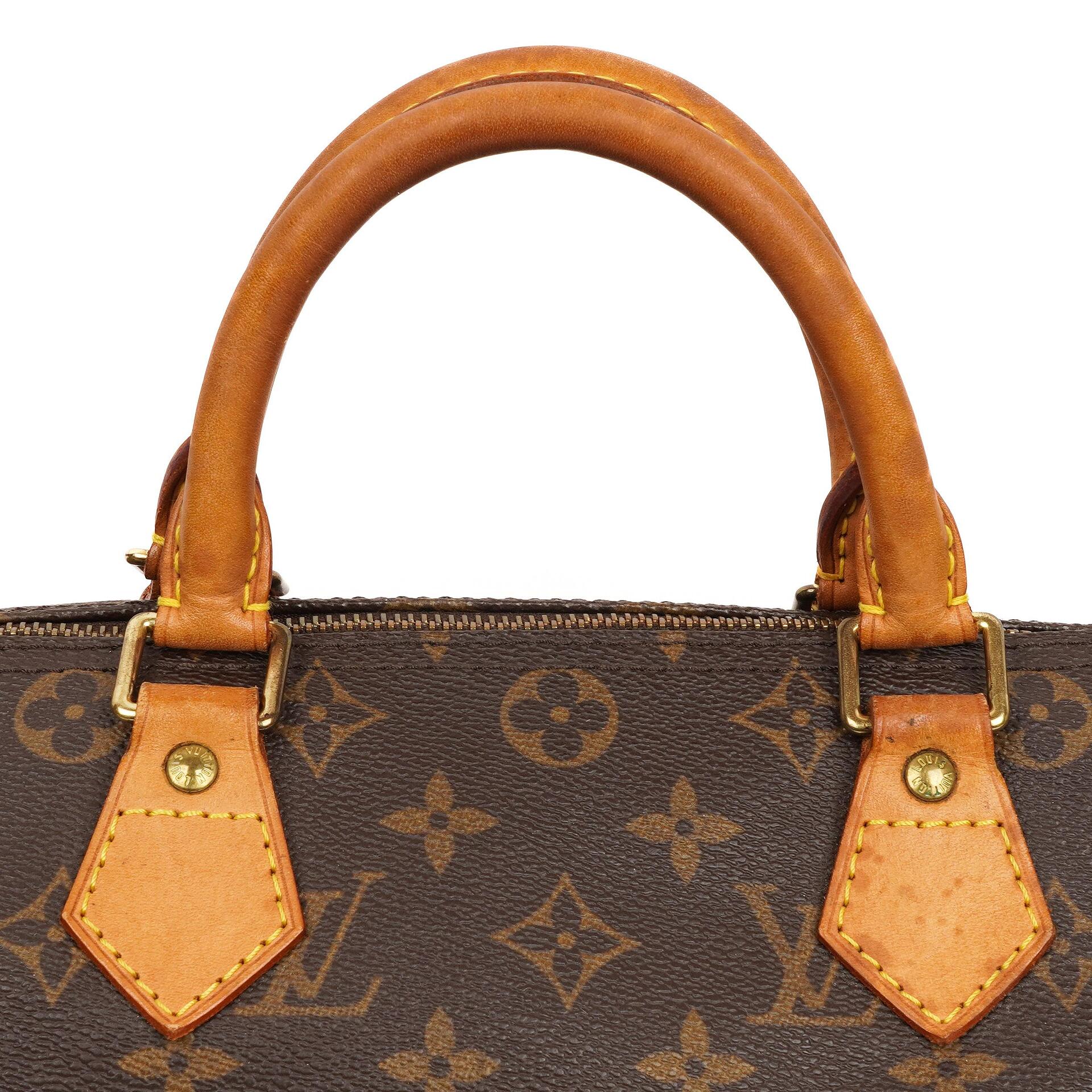 Louis Vuitton Speedy 30 Monogram Canvas Handtasche Gut