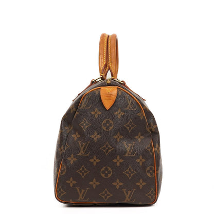 Louis Vuitton Speedy 30 Monogram Canvas Handtasche Gut