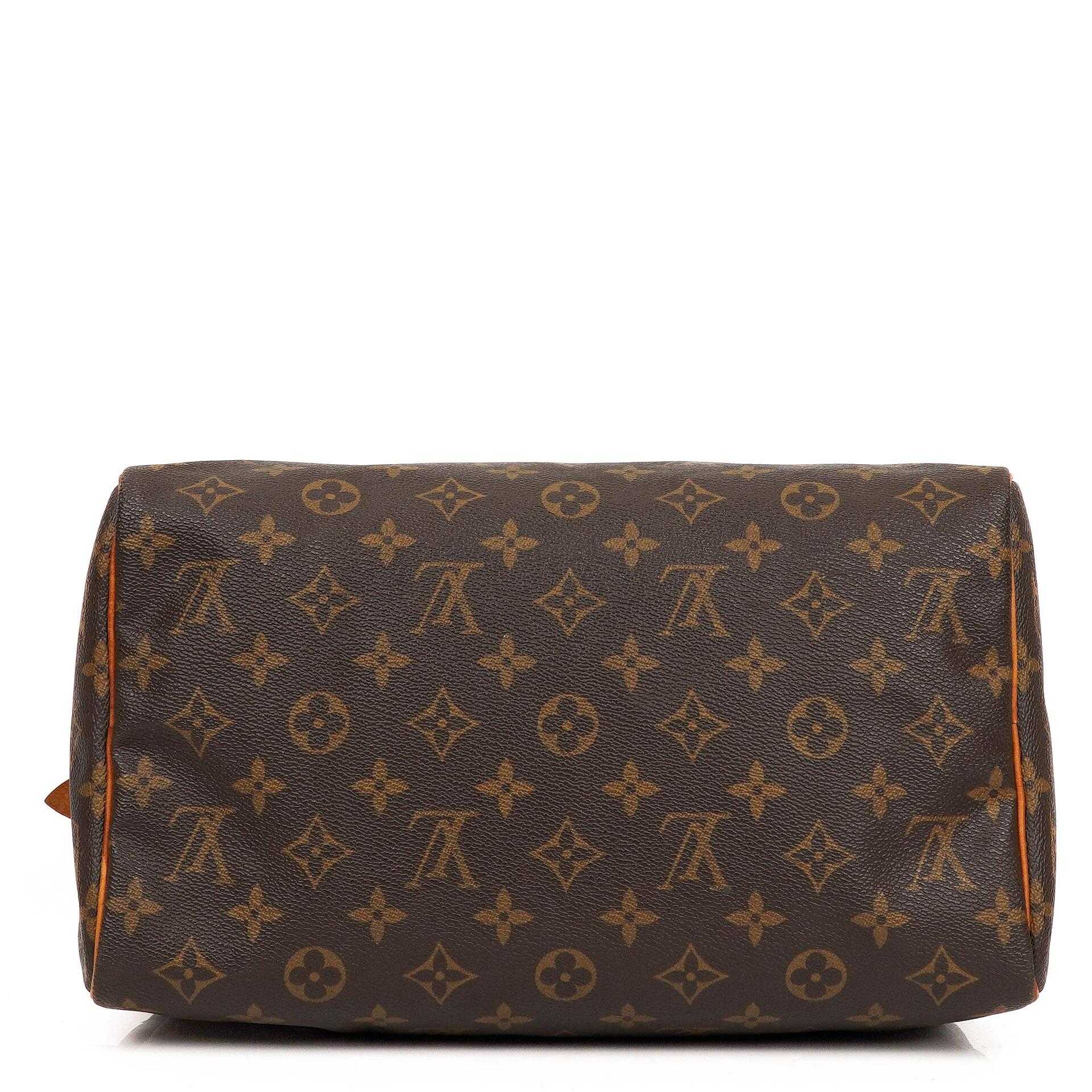 Louis Vuitton Speedy 30 Monogram Canvas Handtasche Gut