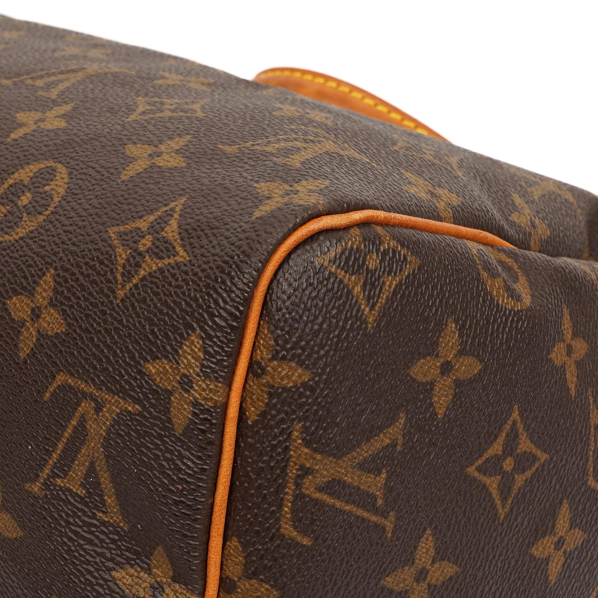 Louis Vuitton Speedy 30 Monogram Canvas Handtasche Gut