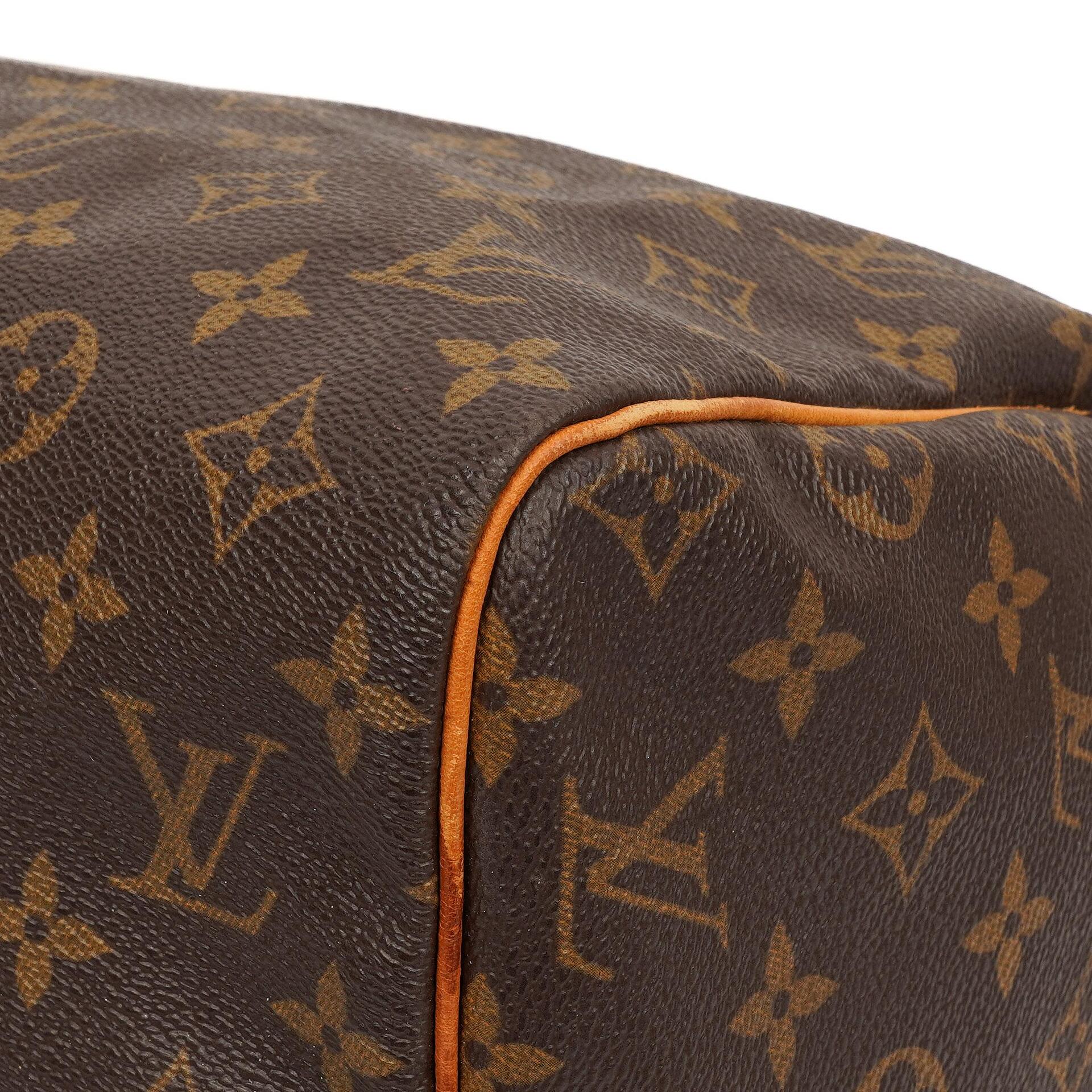 Louis Vuitton Speedy 30 Monogram Canvas Handtasche Gut