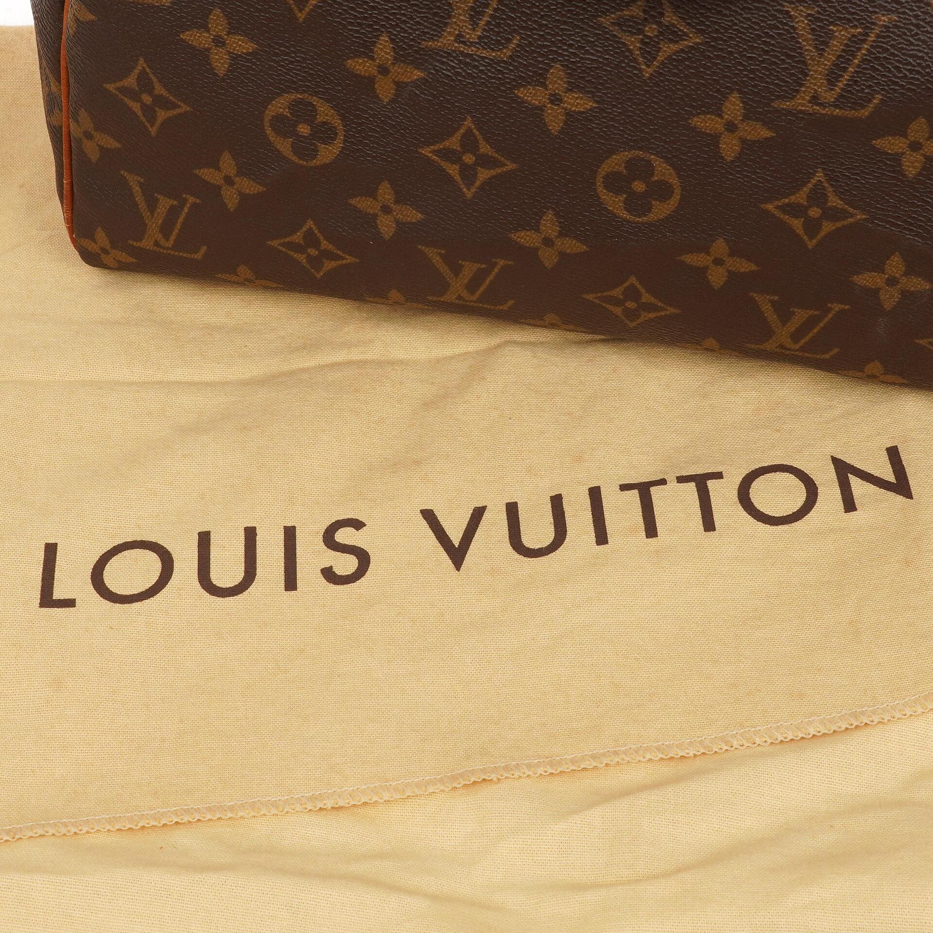 Louis Vuitton Speedy 30 Monogram Canvas Handtasche Gut