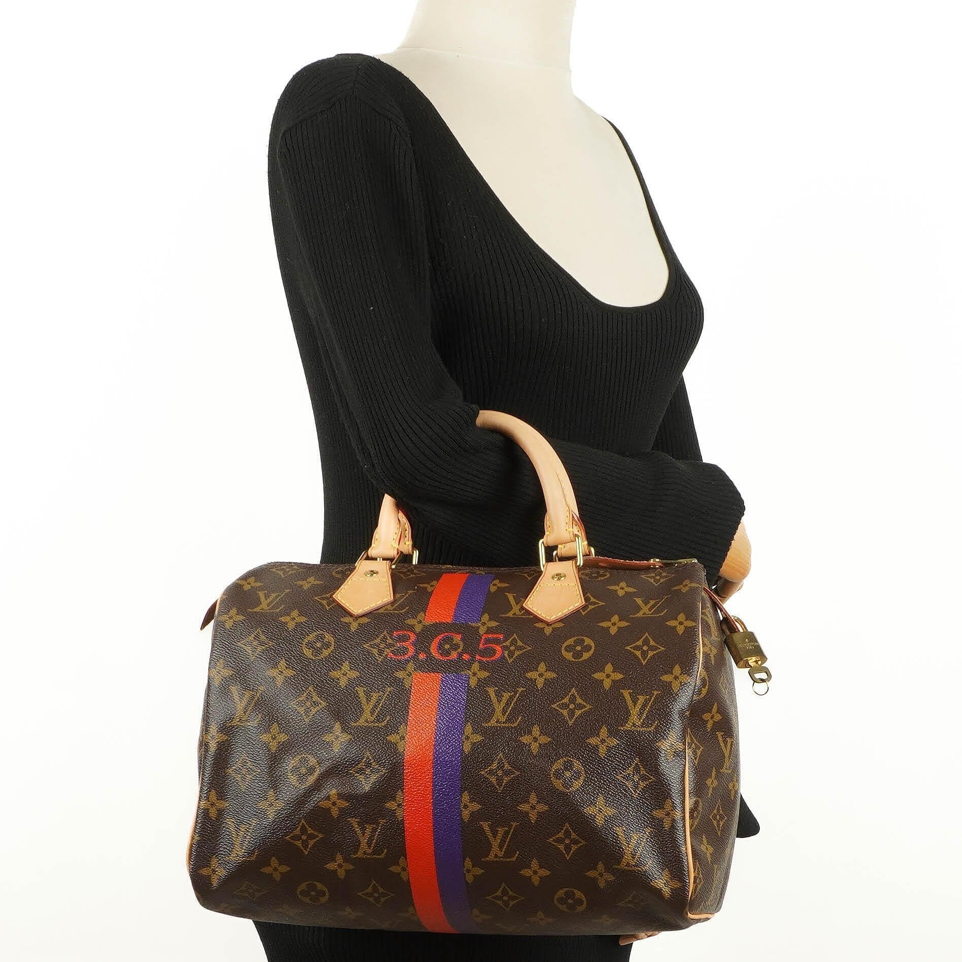 Louis Vuitton Speedy 30 Handtasche aus Monogram Canvas
