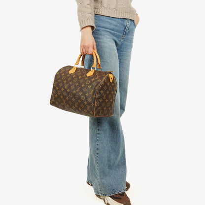 Louis Vuitton Speedy 30 Handtasche aus Monogram Canvas