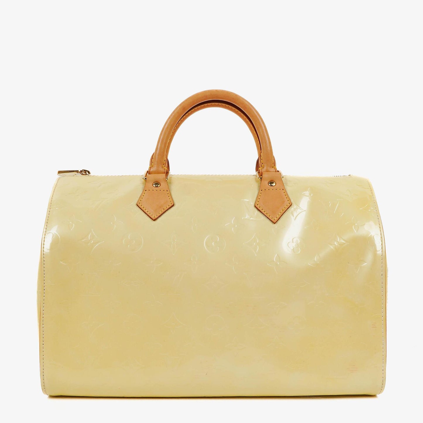 Louis Vuitton Speedy 30 Handtasche aus Perle Monogram Vernis