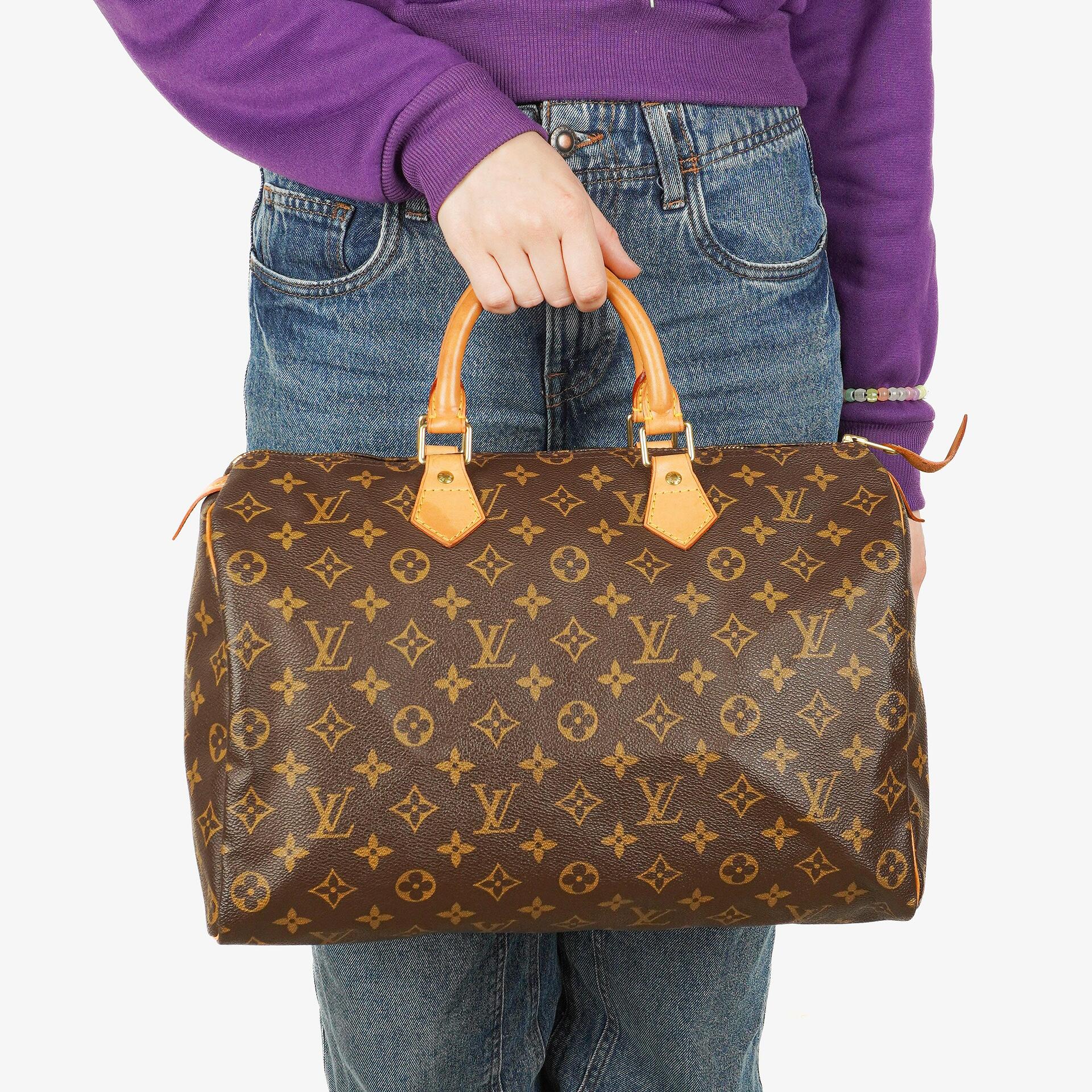 Louis Vuitton Speedy 35 Handtasche aus Monogram Canvas