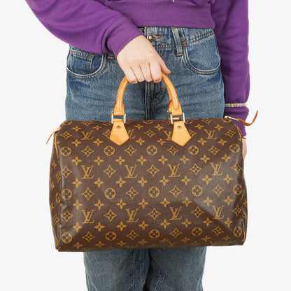 Louis Vuitton Speedy 35 Handtasche aus Monogram Canvas