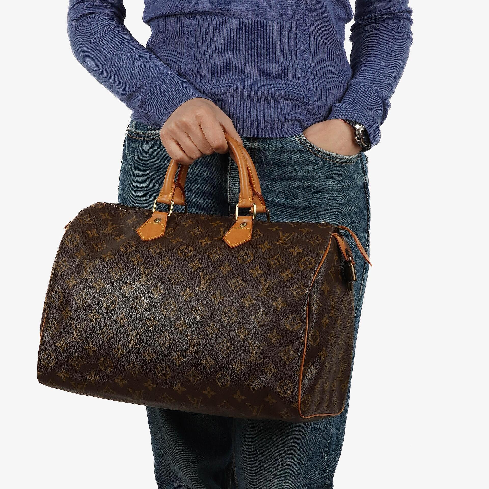 Louis Vuitton Speedy 35 Handtasche aus Monogram Canvas