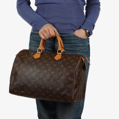 Louis Vuitton Speedy 35 Handtasche aus Monogram Canvas