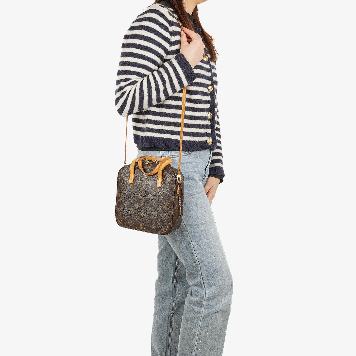 Louis Vuitton Spontini Tasche aus Monogram Canvas