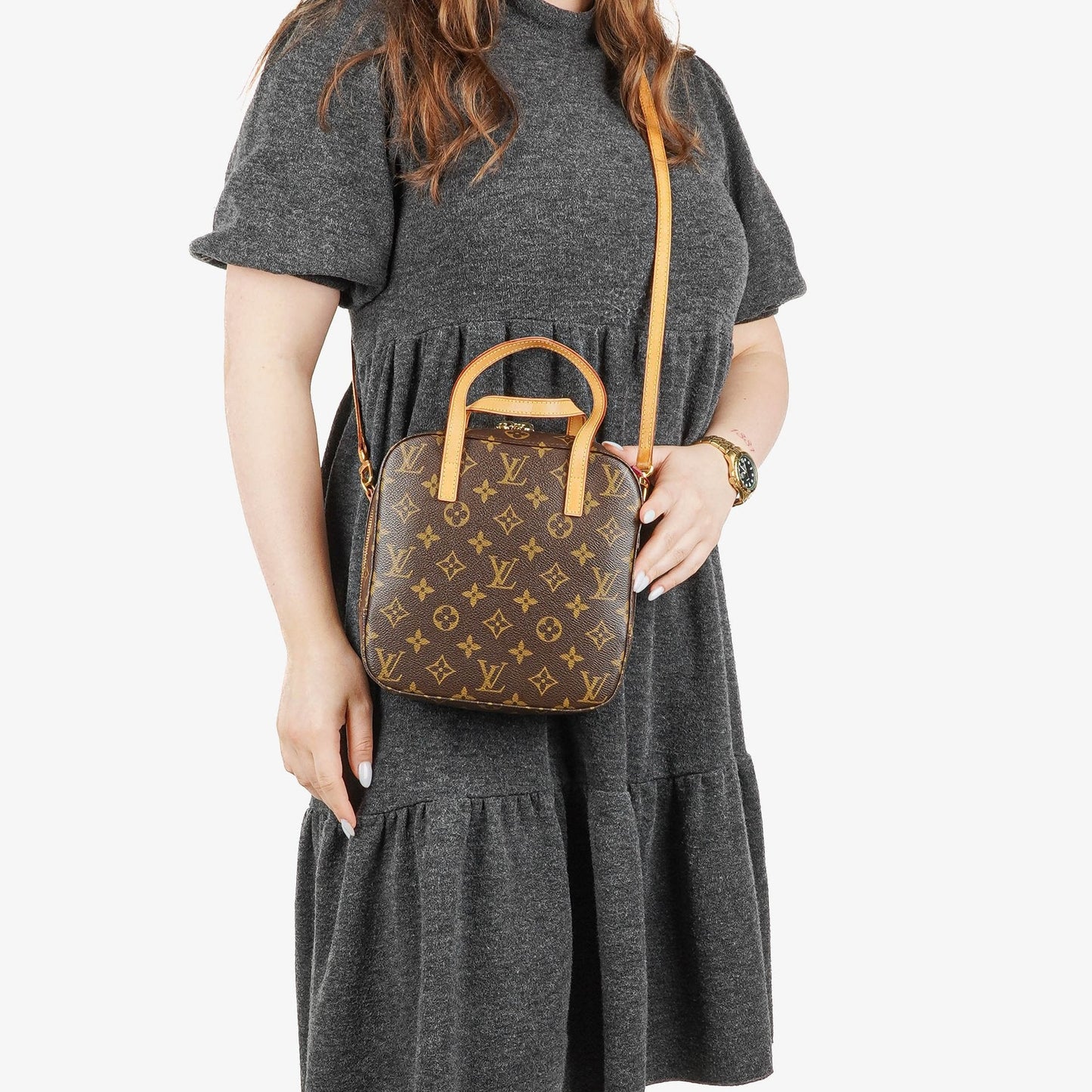 Louis Vuitton Spontini Tasche aus Monogram Canvas