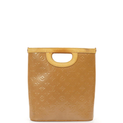 Louis Vuitton Stillwood Vertikale Beigefarbene Monogram Vernis Handtasche