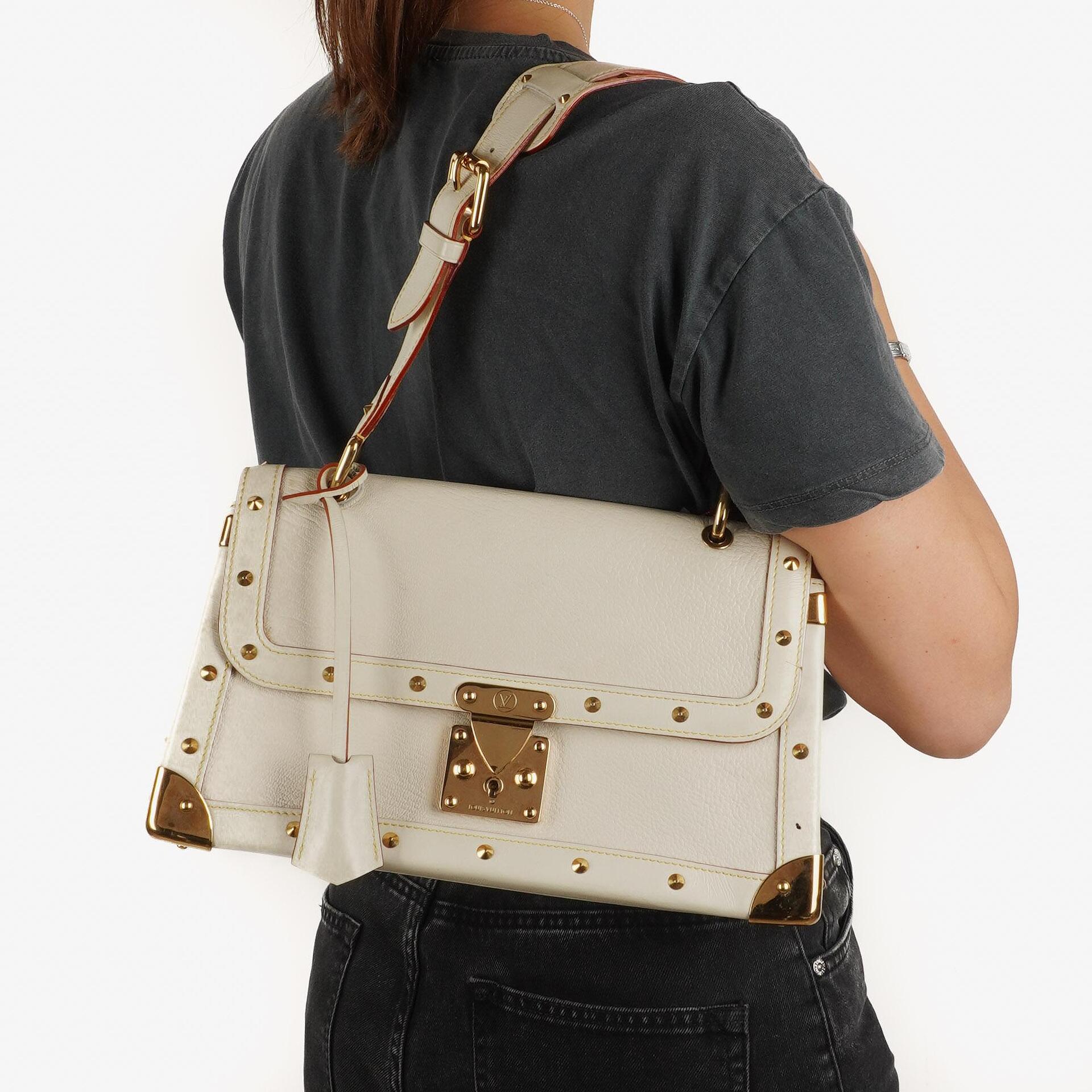 Louis Vuitton Suhali Le Talentueux Blanc Schultertasche