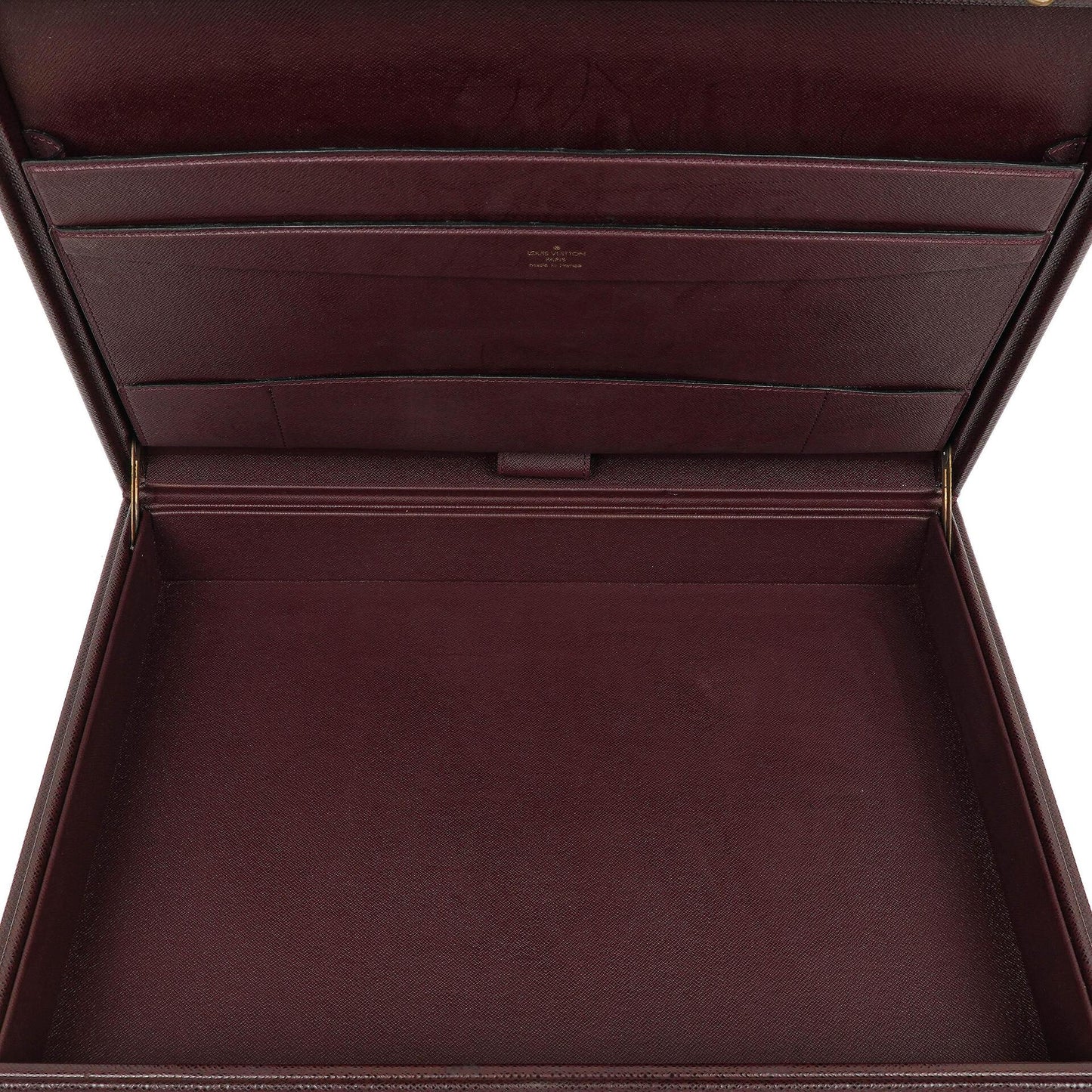 Louis Vuitton President Classeur Aktentasche aus Taiga Leder in Acajou, 1997
