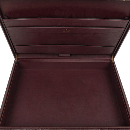 Louis Vuitton President Classeur Aktentasche aus Taiga Leder in Acajou, 1997