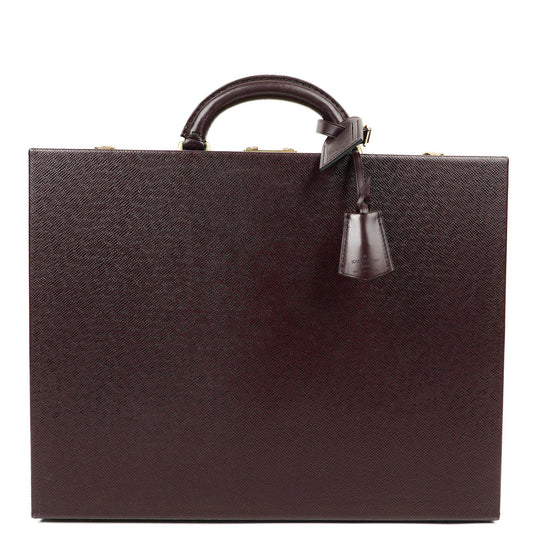 Louis Vuitton President Classeur Aktentasche aus Taiga Leder in Acajou, 1997